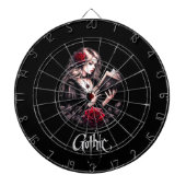 #9 Gotische pret Dartbord (Voorkant)