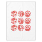 9 Hanen voor Longevity Haan Jaar 2017 Tafel Tafelkleed (Voorkant)