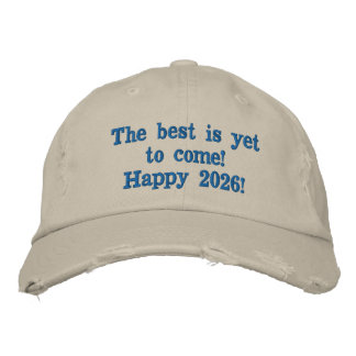 9. Het beste komt nog! Gelukkig 2026! Geborduurde Pet