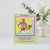 #9 Het klampen - van afhankelijke Stijging Briefkaart (Staand voorkant)