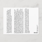 #9 Het klampen - van afhankelijke Stijging Briefkaart (Achterkant)