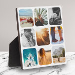 9 Het Net Rond Witte Lijst Plaque van het Malplaat Fotoplaat<br><div class="desc">Het gepersonaliseerde Net van de Foto met Afgerond Lijst</div>