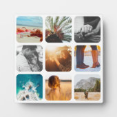 9 Het Net Rond Witte Lijst Plaque van het Malplaat Fotoplaat (Voorkant)