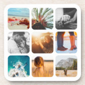 9 Het Net Rond Witte Lijst van het Malplaatje van  Bier Onderzetter (Voorkant)