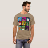 9 honden cadeau jongen t-shirt (Voorkant volledig)