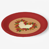 9-inch Bord met afwerking van papier laat hartontw (Gekanteld)