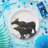 9-inch Bord papier met vloeiend (Feest)