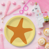 9-inch Borden van Starfish Paper Papieren Bordje (Feest)