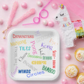 9-inch Mahjong Thed Paper Bord (Feest)