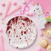 9-inch rond papier Bord bloedplaatje (Feest)
