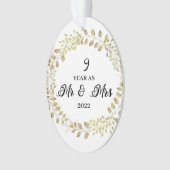 9 jaar als de heer & mevrouw 2022 | ORNAMENT JUBIL (voorkant)