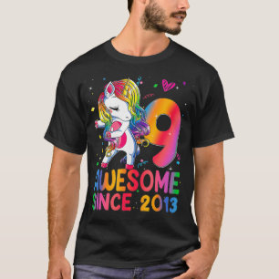 9 jaar oud cadeautje meisjes Tiener abbing Unicorn T-shirt