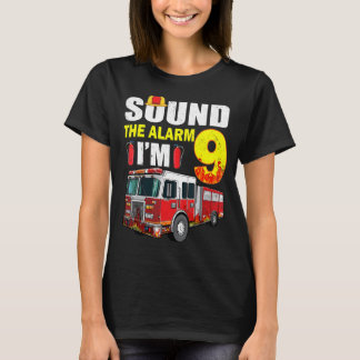 9 jaar oud Het is mijn negende verjaardag padvlind T-shirt