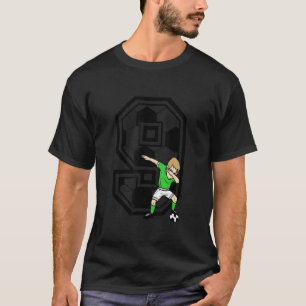 9 Jaar Oud Jongen Football Speler 9e Verjaardag Jo T-shirt
