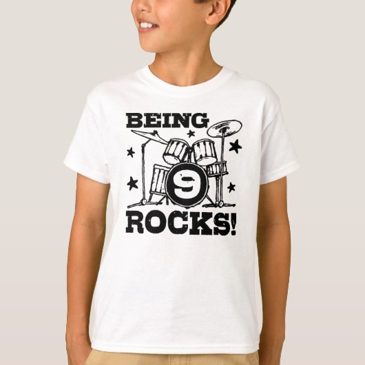 9 jaar oud t-shirt (Voorkant)