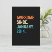 9 jaar oude cadeautjes negende verjaardag jongen G Kaart (Staand voorkant)