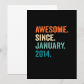 9 jaar oude cadeautjes negende verjaardag jongen G Kaart (Voorkant / Achterkant)