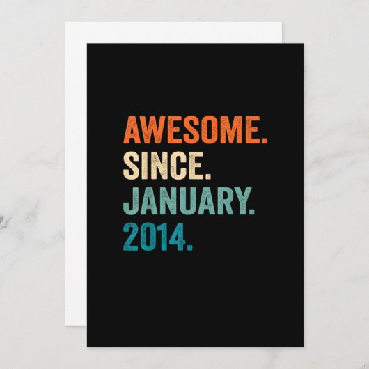 9 jaar oude cadeautjes negende verjaardag jongen G Kaart (Voorkant / Achterkant)