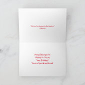 9 jaar oude Christelijke kaart (Binnen)