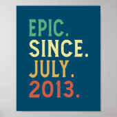 9 jaar oude geschenken epic sinds juli 2013 9e poster (Voorkant)