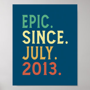 9 jaar oude geschenken epic sinds juli 2013 9e poster