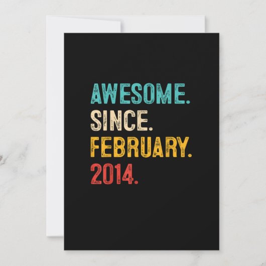 9 jaar oude Gift 9th Birthday Boy Geweldige sinds  Kaart (Voorkant)