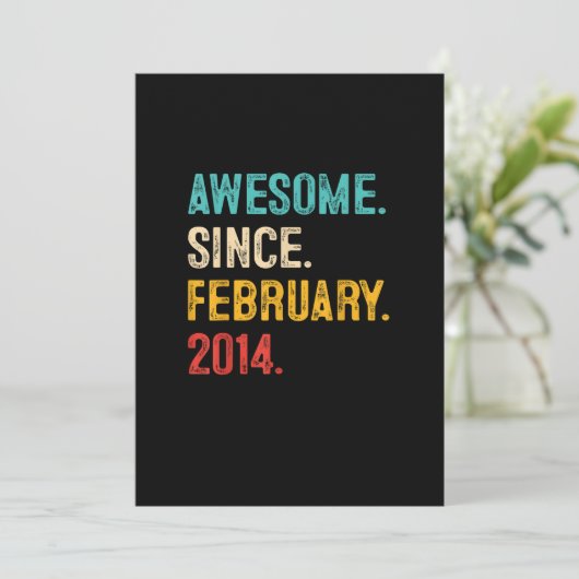 9 jaar oude Gift 9th Birthday Boy Geweldige sinds  Kaart (Staand voorkant)