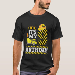 9 jaar oude jongen Het is mijn 9e verjaardag bouw T-shirt