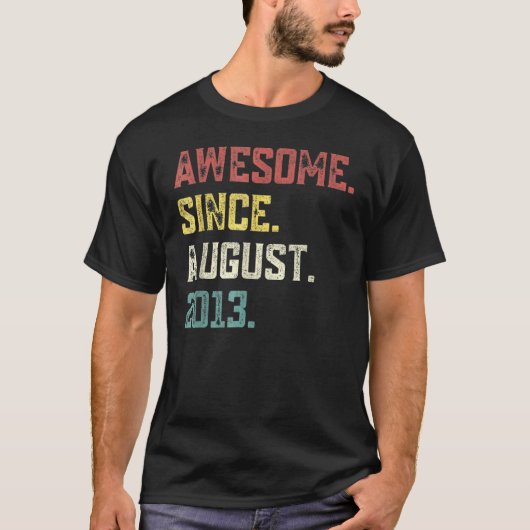 9 jaar oude legend sinds 9 augustus 2013, 9 jaar t-shirt (Voorkant)