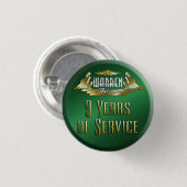 9 jaar Pin Ronde Button 3,2 Cm (Voorkant /achterkant)