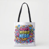 9 jan - Woord Nerd Dag Tote Bag (Voorkant)