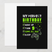 9-jarige gamer videogames gaming cadeau 9e verjaar kaart (Voorkant / Achterkant)