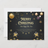 9 kerst feestdagenkaart (Voorkant)