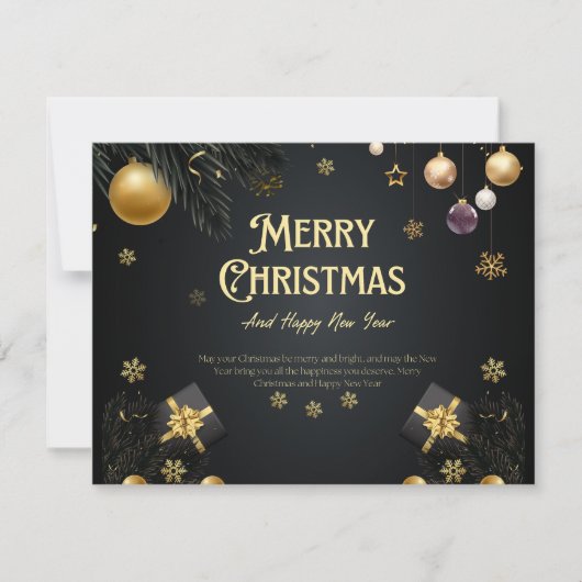 9 kerst feestdagenkaart (Voorkant)