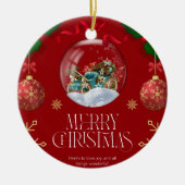 9 kerst keramisch ornament (Voorkant)