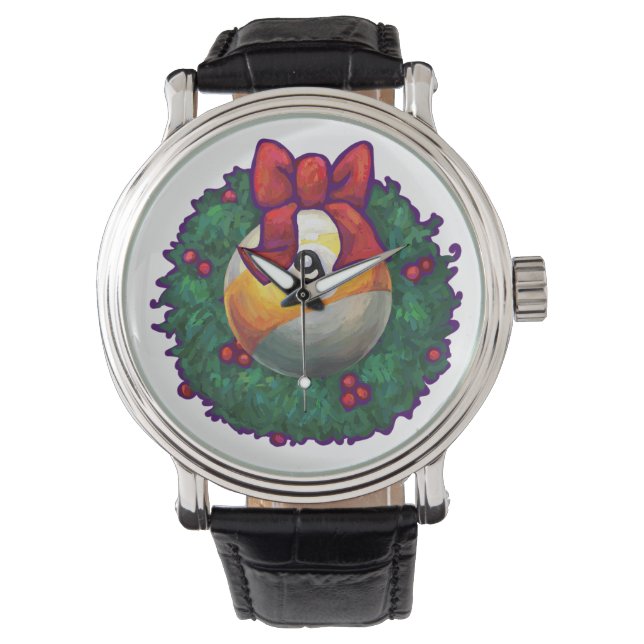 9 Kerstmis Horloge (Voorkant)