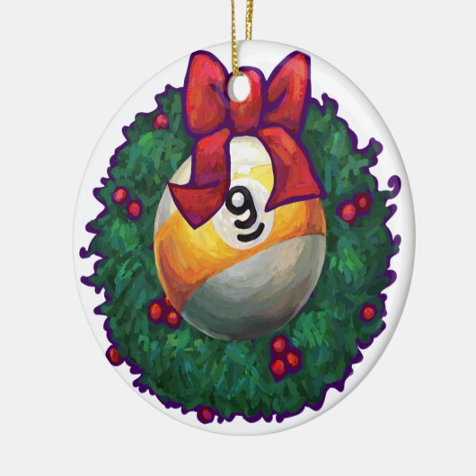 9 Kerstmis Keramisch Ornament (Links)