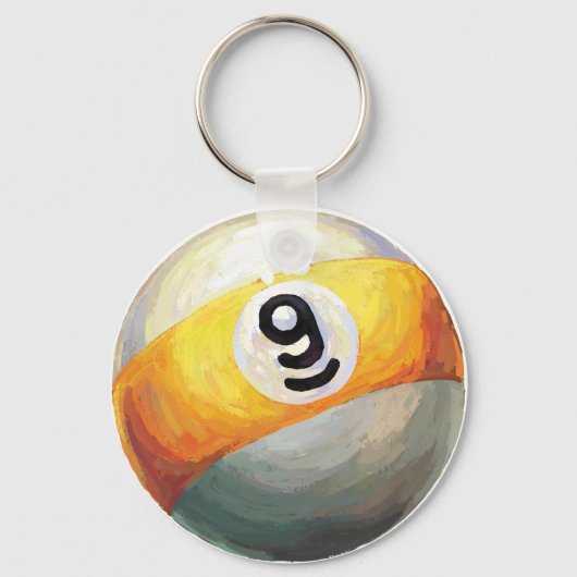 9 kogel sleutelhanger (Voorkant)