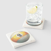 9 kogel stenen onderzetter (Zijkant)