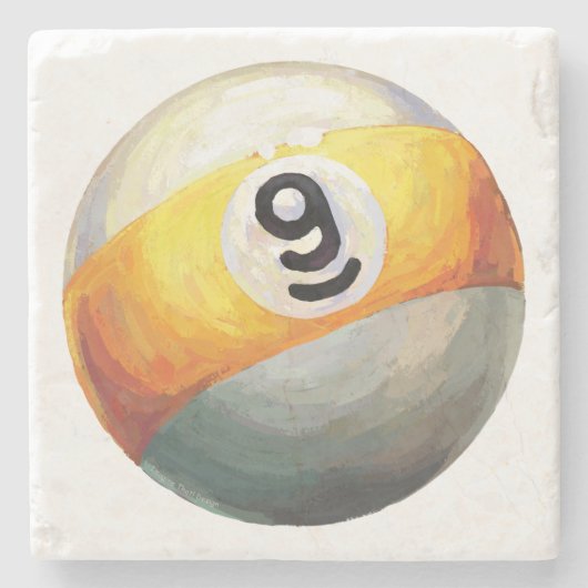 9 kogel stenen onderzetter (Voorkant)