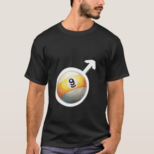 9 kogel t-shirt (Voorkant)