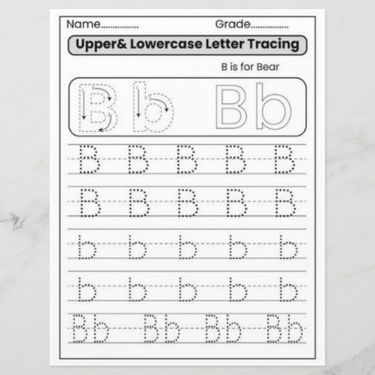 9 Learn To Spell Letter B Teacher Home Schooling (Voorkant)