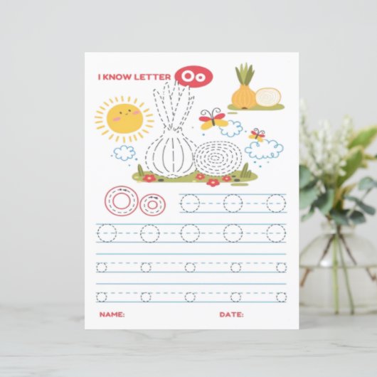 9 Learn To Spell Letter O Teacher Home Schooling (Staand voorkant)