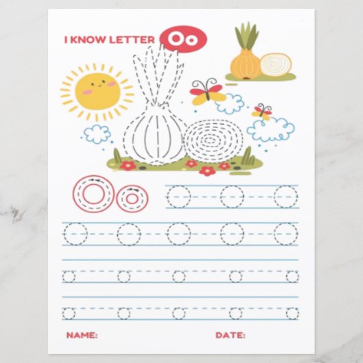 9 Learn To Spell Letter O Teacher Home Schooling (Voorkant)