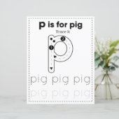 9 Learn To Spell Letter P Teacher Home Schooling (Staand voorkant)