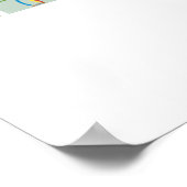 9-Letter-naambord Poster spelalfabet (Hoek)