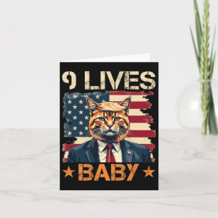 9 Levens Baby Trump 2024 Win Overwinningswinnaar T Kaart