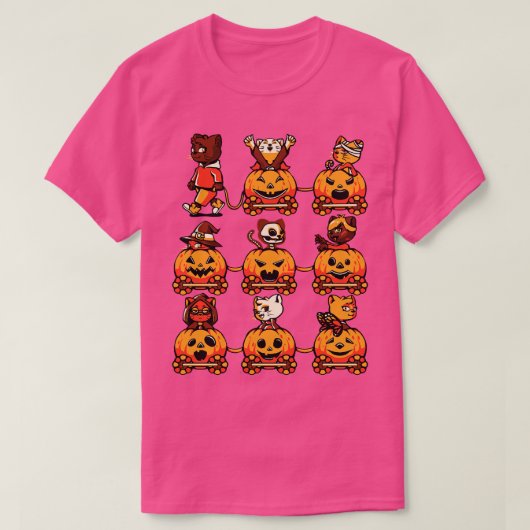 9 Levens Kat Halloween door Tobe Fonseca T-shirt (Design voorkant)