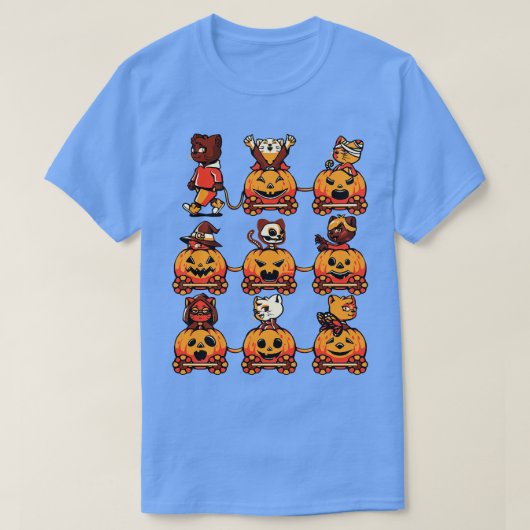 9 Levens Kat Halloween door Tobe Fonseca T-shirt (Design voorkant)