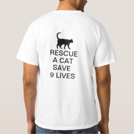 9 levens opslaan t-shirt